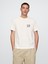 Erkek Kırık Beyaz Gap Logo T-Shirt 1