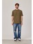 Yeşil Oversize Basic Tshirt 1