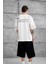 Beyaz Good Yazılı Oversize Tshirt 1