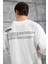 Beyaz Good Yazılı Oversize Tshirt 3