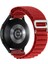 Watch 22MM KR410 Kumaş Kordon - Kırmızı Mrayd 1