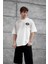 Beyaz Canfield Card Yazılı Oversize Tshirt 4