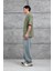 Yeşil M99 Studio Yazılı Oversize Tshirt 5
