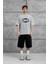 Gri Oasis Yazılı Yıkamalı Oversize Tshirt 1