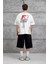 Beyaz Farfrom Yazılı Oversize Tshirt 5