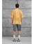 Hardal Arka Hydrion Yazılı Oversize Tshirt 5