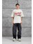 Krem Super Yazılı Oversize Tshirt 1