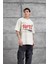 Krem Super Yazılı Oversize Tshirt 4