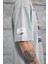 Gri Remember Yazılı Yakımalı Oversize Tshirt 4