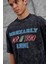 Siyah Mrnearly Yazılı Oversize Tshirt 3