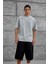 Gri Parçalı Yıkamalı Oversize Tshirt 3