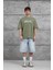 Haki Remedy Crew Yazılı Oversize Tshirt 2
