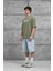 Haki Remedy Crew Yazılı Oversize Tshirt 5