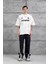 Beyaz Spectravision Detaylı Oversize Tshirt 4
