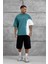 Yeşil Desinged Brand Yazılı Oversize Tshirt 1