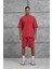 Kırmızı Basic Oversize Tshirt 1