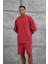 Kırmızı Basic Oversize Tshirt 3