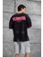 Siyah M11 Yazılı Oversize Tshirt 1