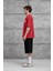 Kırmızı 1111 Yazılı Yıkamalı Oversize Tshirt 5