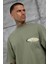 Haki Brand Authentic Yazılı Oversize Tshirt 2