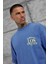 Mavi Los Angeles Yıkamalı Oversize Tshirt 4
