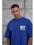 Mavi Of Sanise Yazılı Oversize Tshirt 4