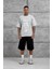 Gri Lesschen Baskılı Yıkamalı Oversize Tshirt 1