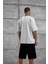 Gri Lesschen Baskılı Yıkamalı Oversize Tshirt 3