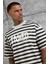 Krem Tained Baskılı Oversize Tshirt 2