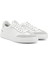 Kadın Beyaz Lastik Bağcıklı Hakiki Deri Sneaker 2