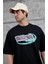 Siyah Murth Baskılı Oversize Tshirt 2