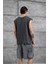 Füme Yıkamalı Oversize Atlet 3