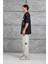Siyah Spectravision Detaylı Oversize Tshirt 4