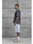 Füme Lesschen Baskılı Yıkamalı Oversize Tshirt 5