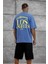 Mavi Los Angeles Yıkamalı Oversize Tshirt 1
