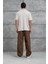Bej Mrk Oversize Basic Polo Yaka Tshirt 5