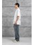 Beyaz M11 Yazılı Oversize Tshirt 5