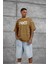 Hardal Tained Baskılı Oversize Tshirt 4