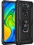 Xiaomi Redmi Note 9 Kılıf Sofya Yüzüklü Silikon Kapak - Siyah Mrayd 1