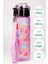 Çocuk Su Matarası Tritan Pipetli Su Şişesi Unicorn Okul Suluğu Pipetli Bpa'sız 550 ml Mor T0101 2