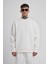 Biskilet Yaka Üç Iplik Sweatshirt - Beyaz 1