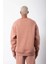 Biskilet Yaka Üç Iplik Sweatshirt - Pembe 3