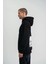 Unisex Kapşonlu Uzun Kol Patchli Nakışlı Sweatshirt - Siyah 5