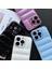 Apple iPhone 14 Pro Siyah Çizgili Puff Silikon Telefon Kılıfı 2