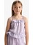 Kız Çocuk Desenli Askılı Bluz D7632A825SM 1