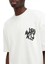 Erkek Baskılı Oversize T-Shirt - Beyaz 3