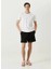 Basic Bisiklet Yaka Regular T-Shirt - Beyaz 4