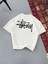 Erkek Baskılı Oversize T-Shirt - Beyaz 2