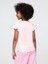 Kız Çocuk Pembe Fırfır Kol Pullu Grafikli T-Shirt 3