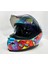Sw 867 Gamer Gloss Renkli Camlı Iç Güneş Vizörlü Kapalı Kask 2